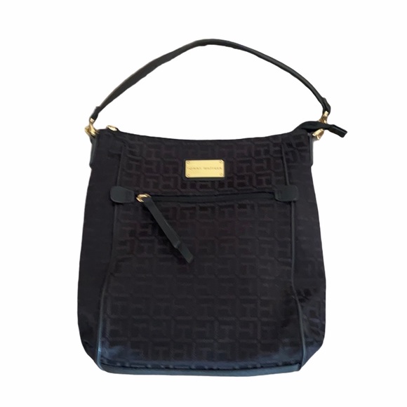 🚫SOLD🚫Ⓜ️Black Tommy Hilfiger Tote Bag Purse - Picture 3 of 7
